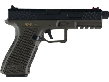 NOVRITSCH Airsoftová pistole AEP SSE18 Gen.2 - olivová, Full auto, Novritsch 01