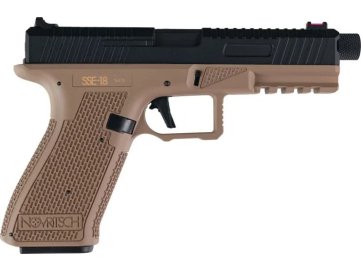 Airsoftová pistole AEP SSE18 Gen.2 - písková TAN, Full auto, Novritsch