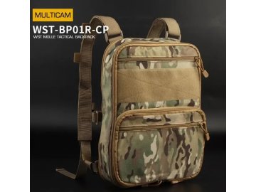 Batoh Tactical Flat Pack až 9,6L - MC, Wosport
