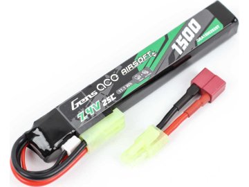 Li-Pol akumulátor Gens ACE 7,4V 1500mAh 25C - Mini Tamiya