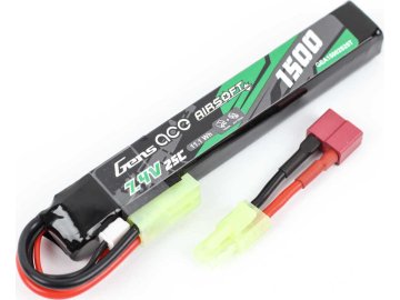 Gen Li-Pol akumulátor Gens ACE 7,4V 1500mAh 25C - Mini Tamiya 01