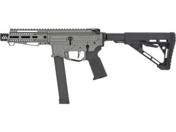 Airsoftová zbraň PW9 Mod 1 Garde Nebula 6" M-LOK - chrom, celokov, ETU, Zion Arms 01