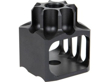 5KU CNC Kompenzátor LAF - černý, 14mm levotočivý, 5KU 01