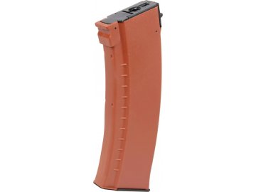 Zásobník pro AK74 - oranžový, plastový, točný, 500bb, CYMA