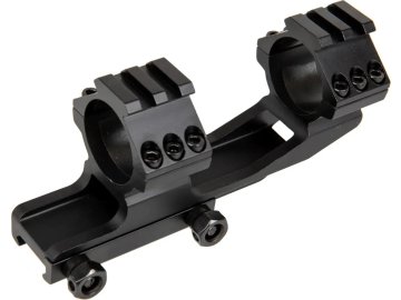 THO Dvojitá montáž Angled s RIS pro puškohledy 1" černá, Theta Optics 01