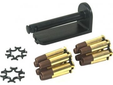 Moon clip set - 12 patron pro revolver DW715 (4,5mm), ASG