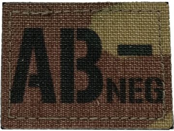 Textilní krevní skupina AB NEG - MC, A.C.M.