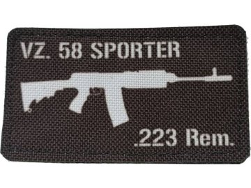 Textilní nášivka VZ 58 SPORTER 223 Rem. - Černobílá, A.C.M.