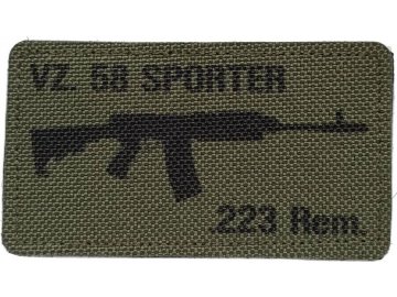 Textilní nášivka VZ 58 SPORTER 223 Rem. - Zelená, A.C.M.