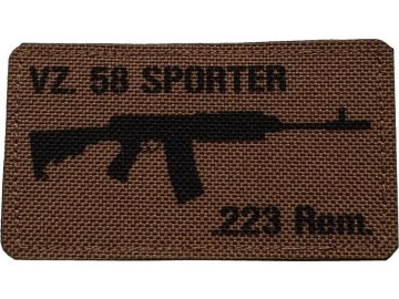 Textilní nášivka VZ 58 SPORTER 223 Rem. - Coyote, A.C.M.