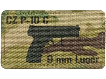 Textilní nášivka CZ P-10 C 9mm - MC, A.C.M.