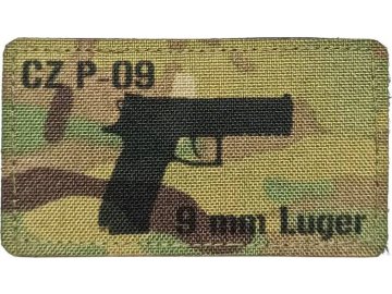 Textilní nášivka CZ P-09 9mm - MC, A.C.M.