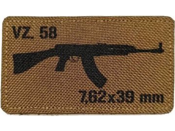 Textilní nášivka VZ 58 7,62x39mm - Coyote, A.C.M.