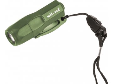 Kapesní MINI svítilna s LED diodou - zelená, Mil-Tec