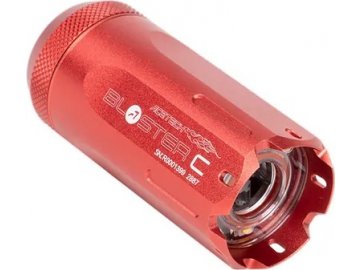 Nasvětlovací tlumič Blaster C s imitací výšlehu 76x32 mm - červený, ACETECH