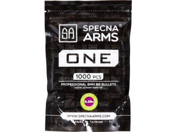 SPE Airsoftové kuličky Specna Arms ONE™ BIO 0,20g, 1000bb, bílé 01