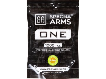 SPE Airsoftové kuličky Specna Arms ONE™ BIO 0,30g, 1000bb, bílé 01