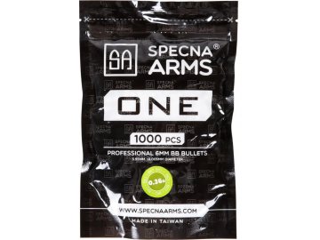 Airsoftové kuličky Specna Arms ONE™ BIO 0,36g, 1000bb, bílé