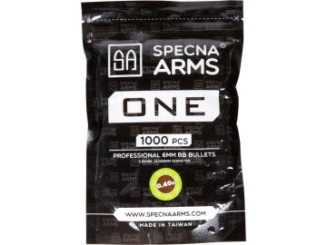 Airsoftové kuličky Specna Arms ONE™ BIO 0,40g, 1000bb, bílé 01