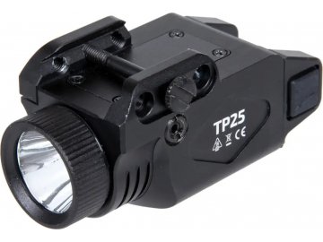 Taktická svítilna TP25 na RIS - černá, až 500lm, Theta Light