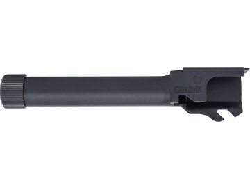 Vnější kovová hlaveň se 14mm levotočivým závitem pro ASG CZ P-10C - černá, ASG