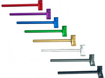 CTM TAC CNC hliníkový vodící trn závěru pro AAP01/C - černý, CTM TAC 01