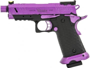 Airsoftová pistole Hi-Capa 3.8 CS Vengeance - fialová/černá, GBB, VORSK