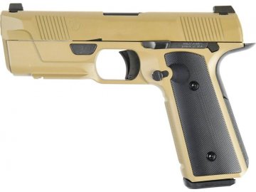 Airsoftová pistole Hudosono H9 EMG - písková TAN, celokov, GBB, CyberGun