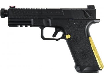 Airsoftová pistole AEP CM.135S - černá/zlatá, Mos-Fet, Cyma