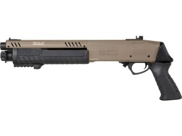 BMA Plynová airsoft brokovnice FABARM STF12 11" Short Initial - písková TAN, BO Manufacture 01