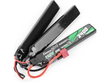 Gen Li-Pol akumulátor Gens ACE 11,1V 2400mAh 25C - Dean-T, tři díly 01