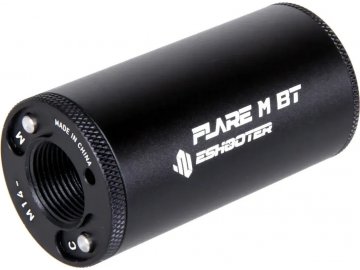 Nasvětlovací tlumič FLARE M BT 54x28mm - černý, +11mm a -14mm, E-Shooter