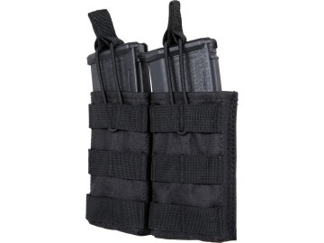 GFT Univerzální otevřená dvojitá MOLLE sumka pro M4 - černá, GFC 01