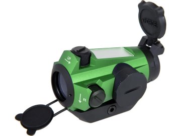 JJA Kolimátor xFORCE XTSP, solární pohon - zelený, JJ Airsoft 01