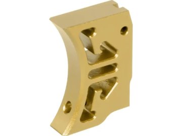 LAC Hliníková spoušť S1 CURVED pro TM Hi-Capa - zlatá, LA Capa Customs 01