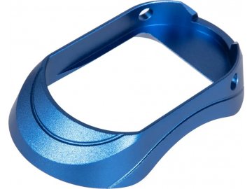 CNC hliníkový Magwell V2 DEFENDER pro TM Hi-Capa - modrý, LA Capa Customs 01