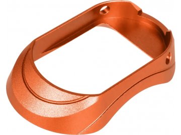 CNC hliníkový Magwell V2 DEFENDER pro TM Hi-Capa - oranžový, LA Capa Customs 01