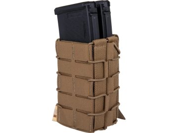Mtc Otevřená dvojitá sumka Laser Cut pro M4/AK na MOLLE - Coyote Brown, M-Tac 01