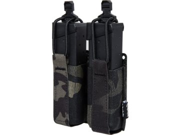 PRI Flexi dvojitá sumka MOLLE na 2x pistolový zásobník - Multicam Black, Primal Gear 01