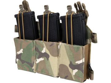 PRI Otevřená zásobníková sumka pro 3x M4 na suchý zip - Multicam, Primal Gear 01