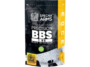 SPE Airsoftové kuličky Specna Arms EDGE ULTRA™ BIO 0,25g, 1kg - bílé 01