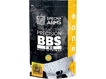 SPE Airsoftové kuličky Specna Arms EDGE ULTRA™ BIO 0,30g, 1kg - bílé 01