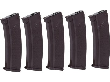 Zásobník Mid-Cap S-Mag pro AK (J-Series) - 5ks, Plum, tlačný, ABS, 175bb, Specna Arms