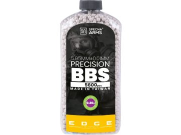 SPE Airsoftové kuličky Specna Arms EDGE ULTRA™ BIO 0,20g, 5600bb, láhev - bílé 01