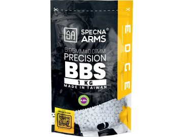 SPE Airsoftové kuličky Specna Arms EDGE ULTRA™ BIO 0,20g, 1kg - bílé 01