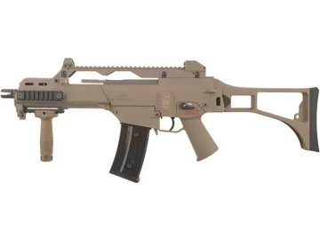 SET: Airsoftová zbraň SA-G12 KeyMod EBB - písková TAN, Specna Arms, SA-G12 + Sada nabíječe Easy a Li-Pol SA 11,1V 1000mAh 01