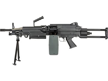 SET: Airsoftový kulomet SA-249 PARA CORE™ - černý, Specna Arms, SA-249 PARA + Sada nabíječe Easy a Li-Pol SA 11,1V 1000mAh 01