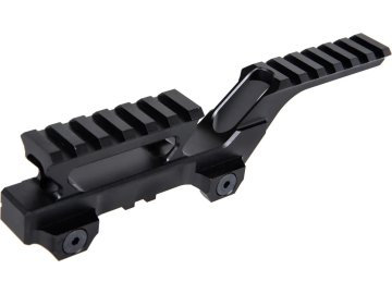 WDN Hliníková střední montáž pro kolimátory T1/T2 a PEQ - černá, WADSN 01