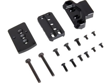 WDN Kovová montážní sada pro kolimátory RMR/T1/T2 - černá, WADSN 01