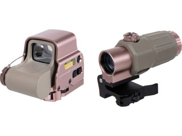 WDN Kolimátor typu XTO včetně Magnifier typu T33 - Dark Earth, WADSN 01